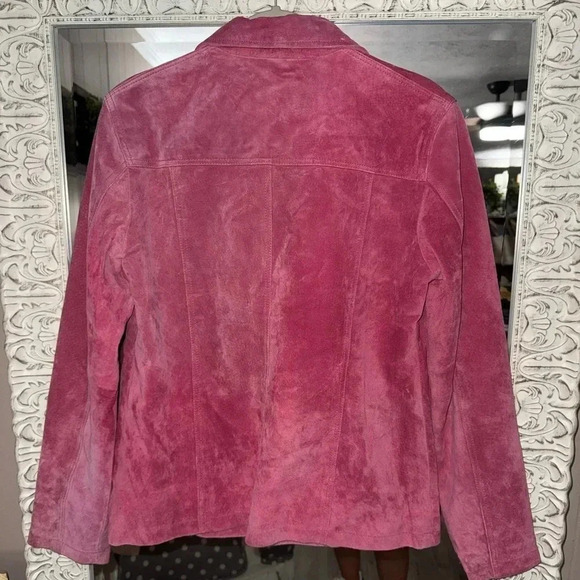 Sorbe • Pink Suede Jacket - Picture 10 of 12